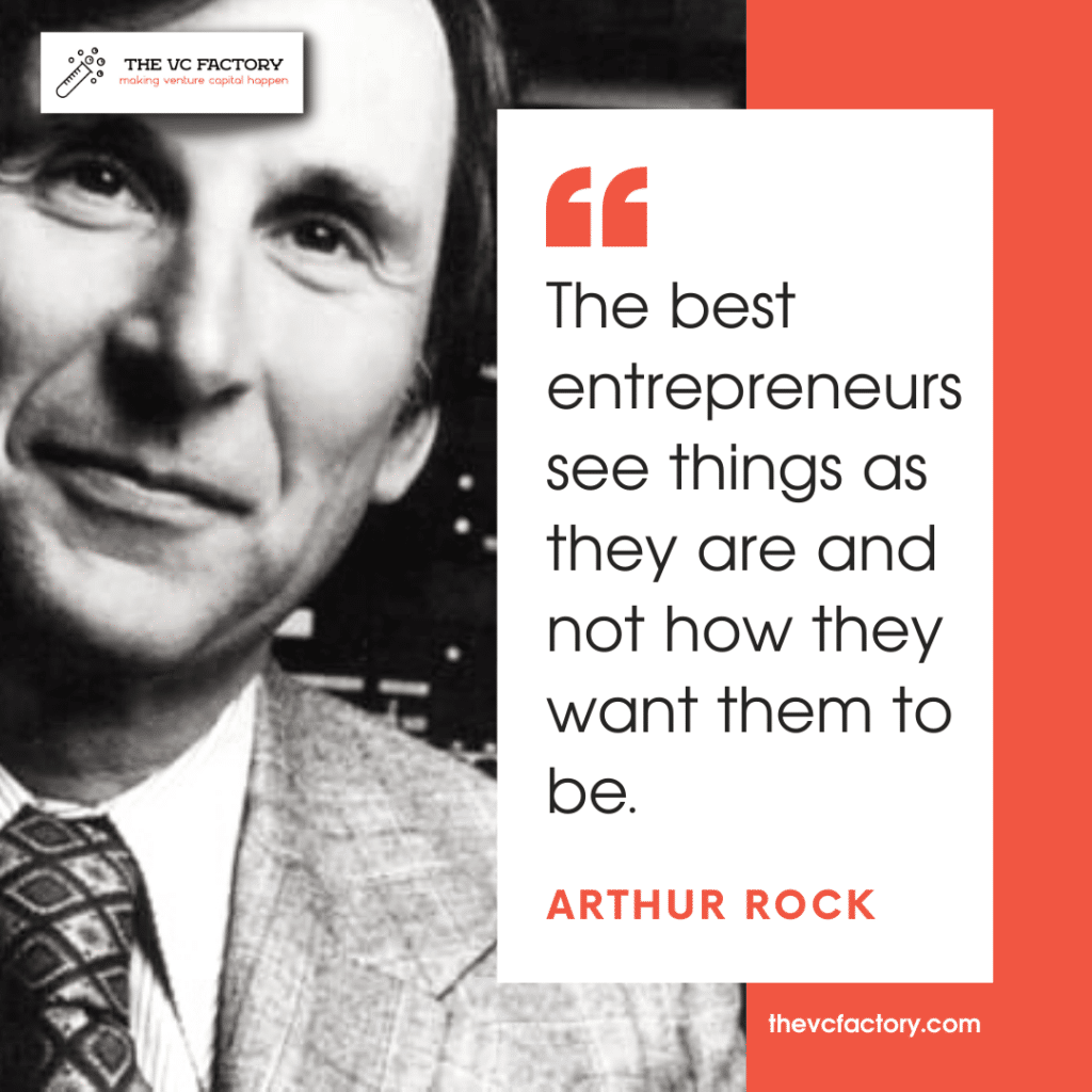 Arthur Rock quote, entrepreneurial overconfidence and airbnb analysis