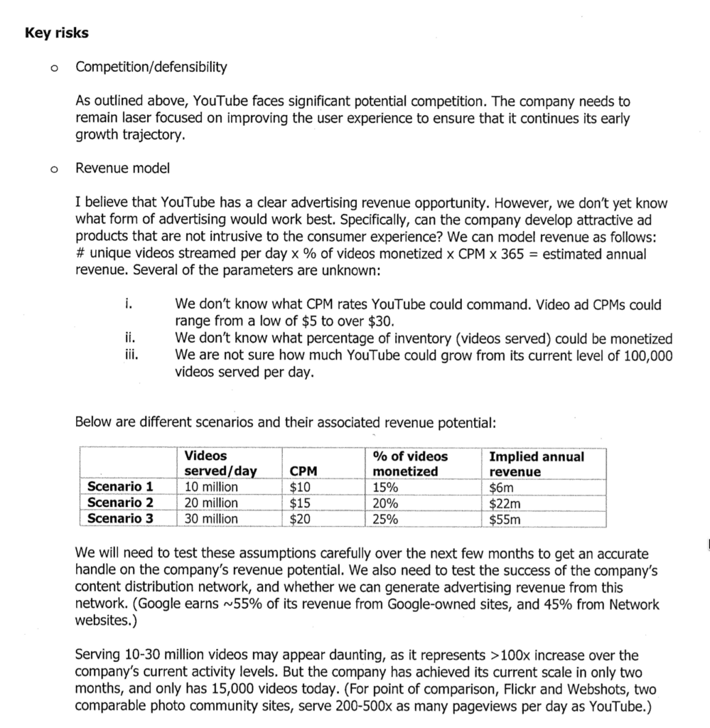 Investment Committee Memos - YouTube
Deal Memo
VC Investment Memo Template